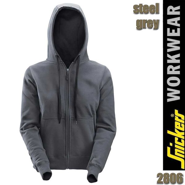 Damen Reißverschluss Hoodie, Snickers - 2806