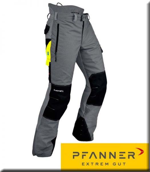 Pfanner Gladiator Extrem Schnittschutzhose, grau-schwarz 102192