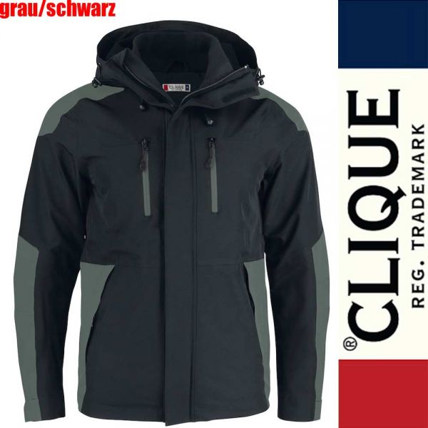 Trekking & Arbeitsjacke Funktionell - STAFFORD - CLIQUE - 020901-grau-schwarz