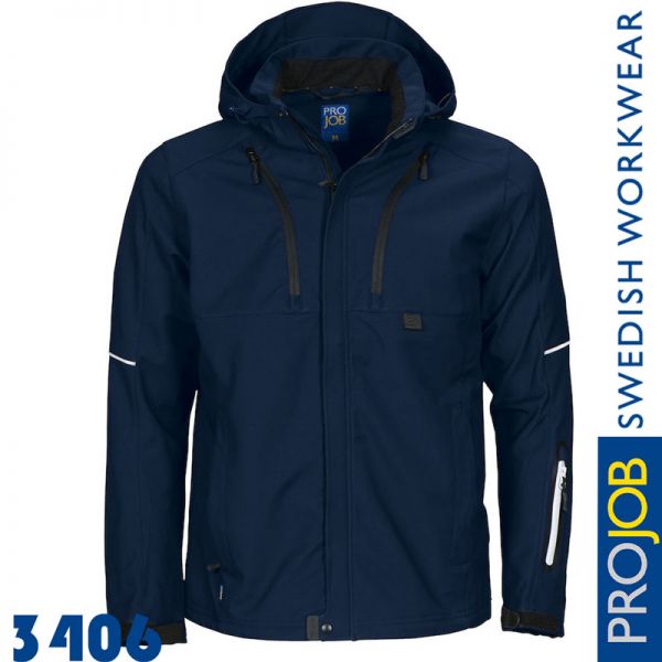 3-Lagige Softshell Jacke, PRO JOB, 3406