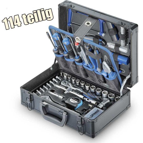 Werkzeugkoffer, Alu, 114 teilig, 940000172