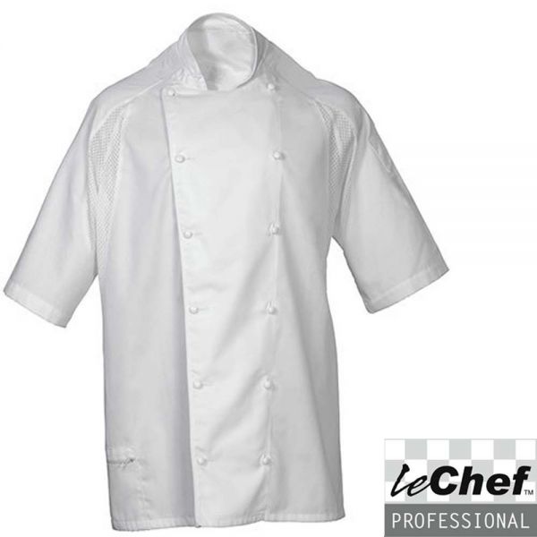 Kochjacke "LE CHEF" - Staycool Raglan Sleeve - LF011-weiss