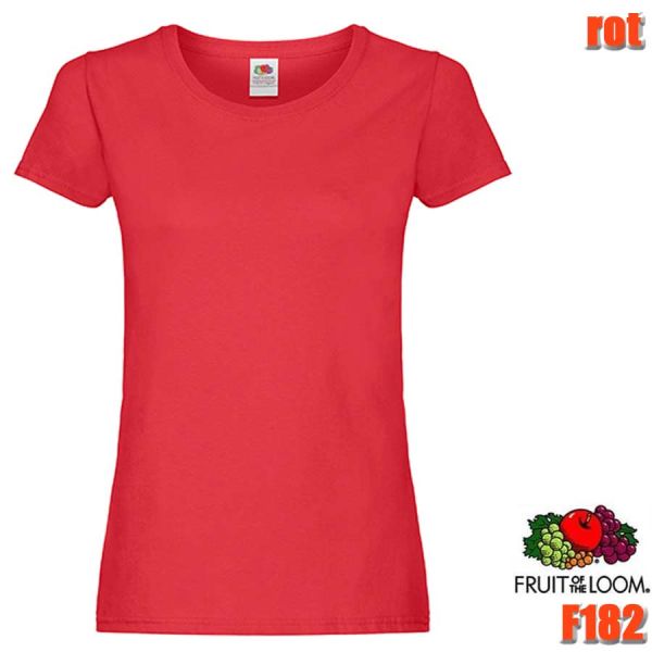 Ladies Original T-Shirt, F111, Fruit of the Loom