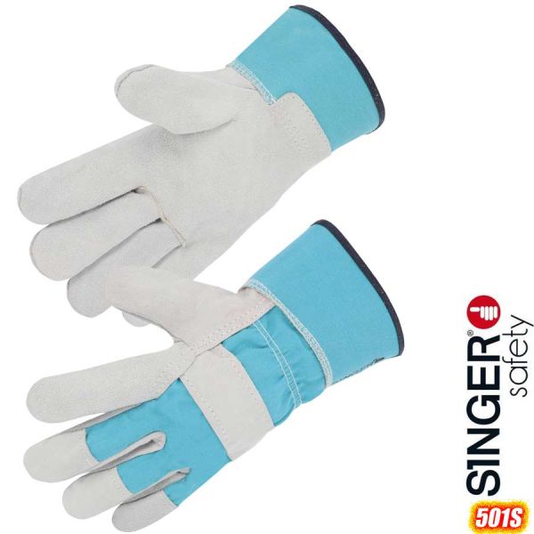 Spaltlederhandschuh, Docke rmit innenhand Rindsspaltleder, 501S, SINGER Safety