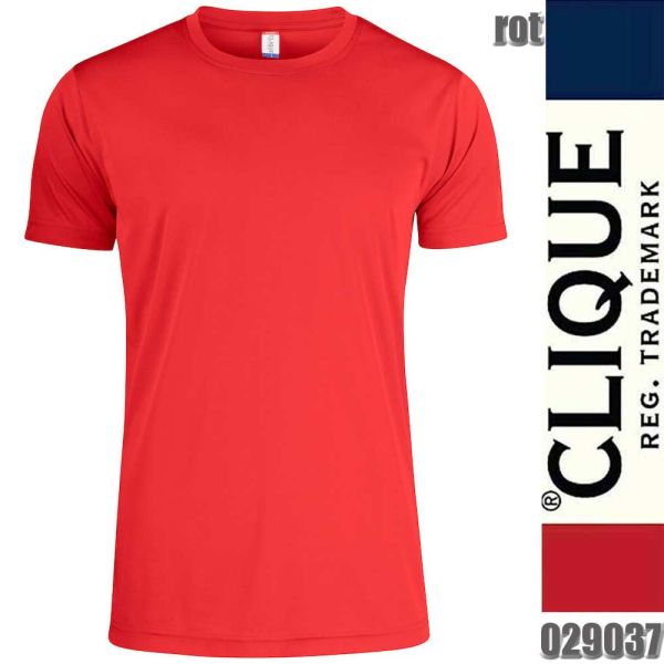 Basic Active-T Junior T-Shirt, Clique - 029037, rot