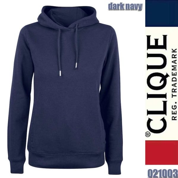 Premium OC Hoody Ladies, Clique - 021003, dark navy