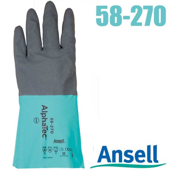 Ansell AlphaTec (58-270) Chemikalienschutzhandschuh- 7540