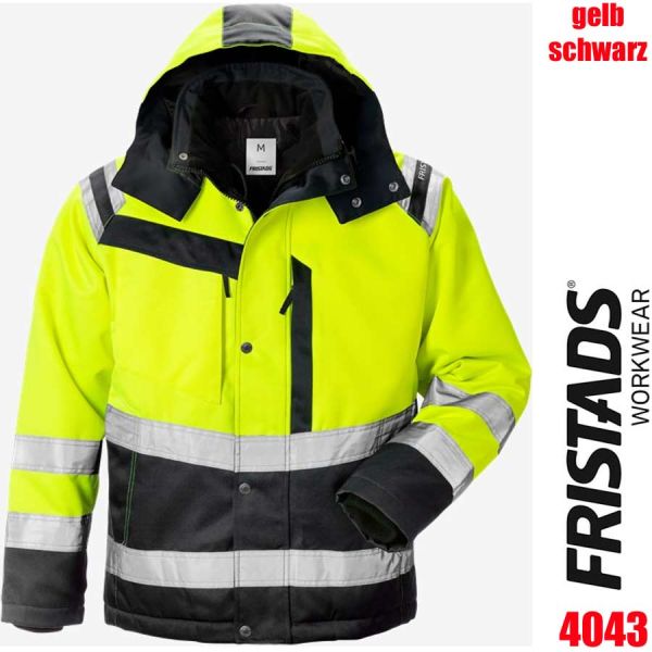 HIGH VIS WINTERJACKE KL. 3 4043 PP, 119630, gelb-schwarz