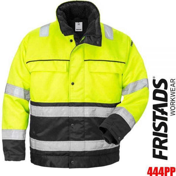 Winterjacke HI-VIS - Klasse3 - 444PP - FRISTADS - 100496 - gelb-schwarz