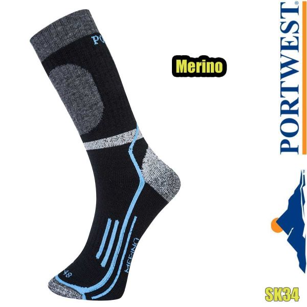 Merino Winter Socken, paar, SK34, PORTWEST
