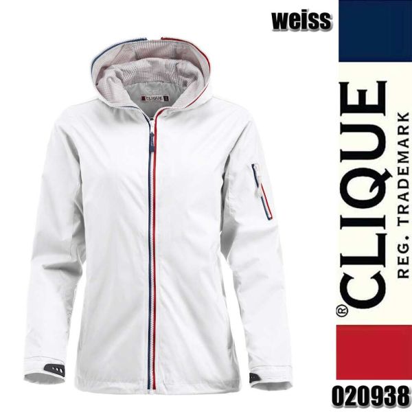 Seabrook Ladies Ripstop Jacke, Clique - 020938, weiss