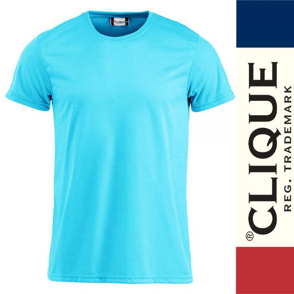 Neon-T-Shirt, Clique - 029345-leuchtblau