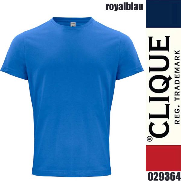 Classic OC-T, T-Shirt rundhals, Clique - 029364, royalblau
