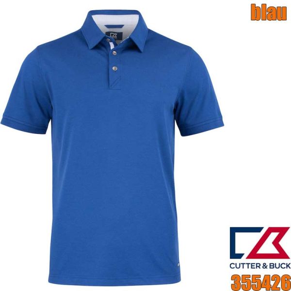 Advantage Premium Polo, men, CUTTER & Buck,, blau