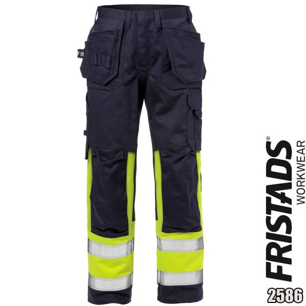 Flame High-VIS, Handwerkerhose, Kl. 1 2586, FRISTADS, 125941