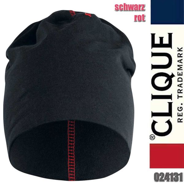 Kyle Mütze, Clique - 024131, schwarz-rot