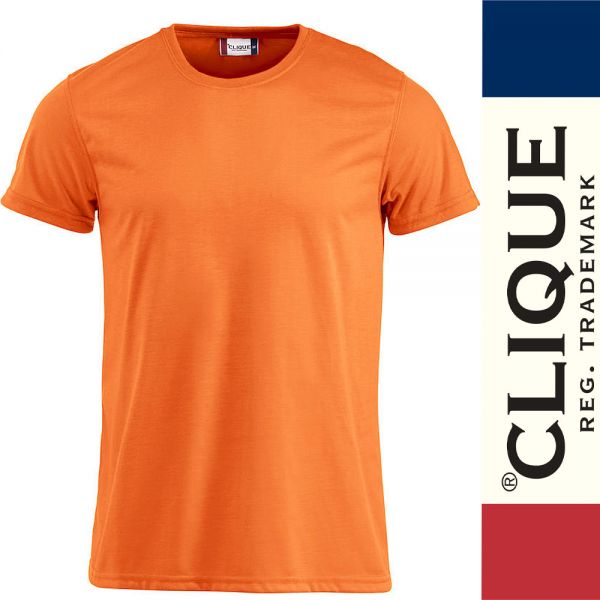 Neon-T-Shirt, Clique - 029345-leuchtorange