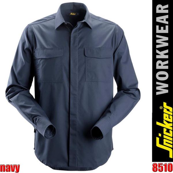 Service, Langarmhemd, 8510, SNICKERS Workwear