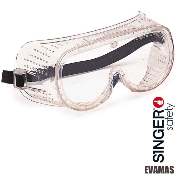 Klassische Vollsichtschutzbrille, EVAMAS, SINGER Safety