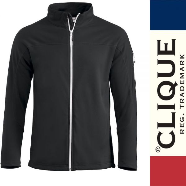 Ducan funktionelle Sweat Jacke mit Stehkragen, Clique - 021055-schwarz