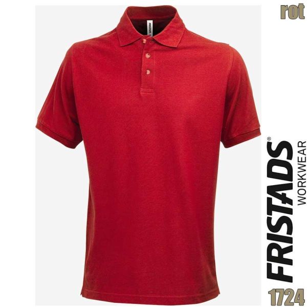 Poloshirt, Herren, ACODE, 1724, PIQ, FRISTADS, 100222, rot