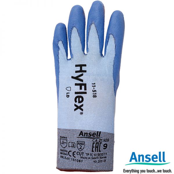 Schnittschutzhandschuhe ANSELL HYFLEX 11-518