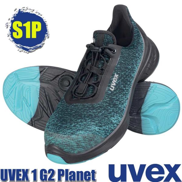 UVEX 1 G2, Planet Sicherheits-Halbschuh, S1P, 68242