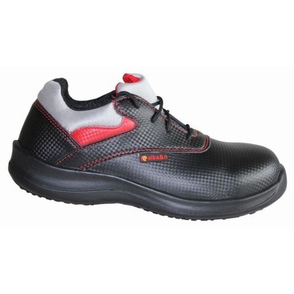 Alba Damen Sicherheitshalbschuh S2, Carbon Look