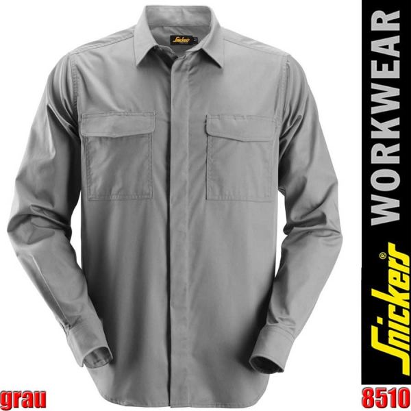 Service, Langarmhemd, 8510, SNICKERS Workwear