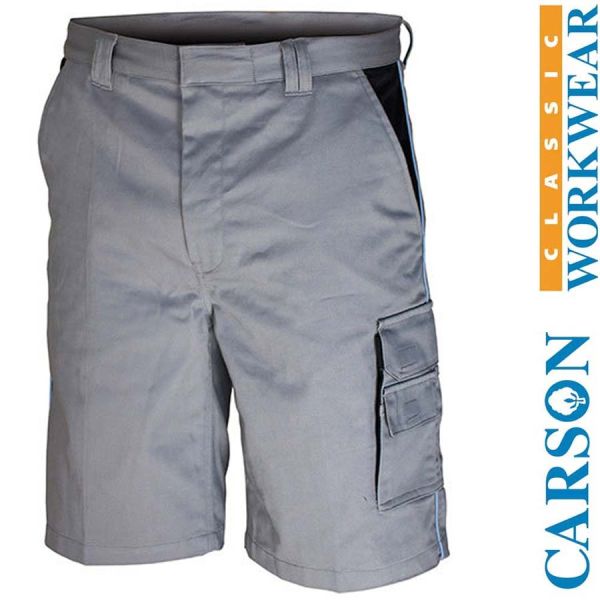 Shorts - CONTRAST, CARSON grau, schwarz 17217