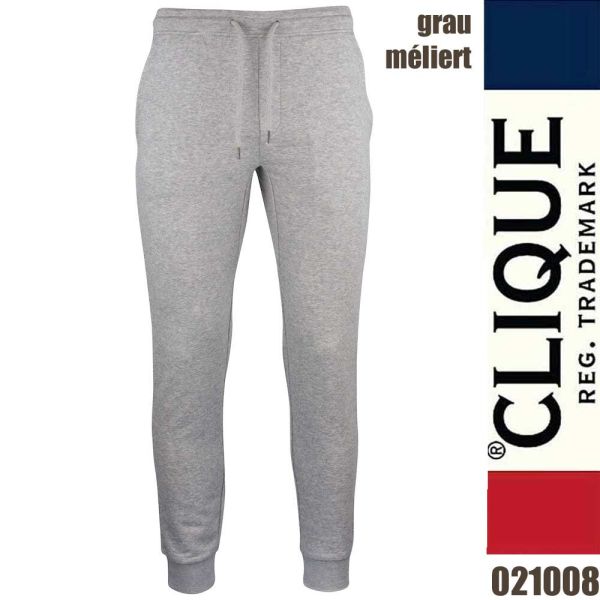 Premium OC Pants, Trainerhosen, Clique - 021008, grau meliert