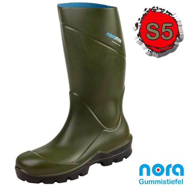 PU-Bau-Sicherheitsstiefel, NORA NORAMAX, Green, S5