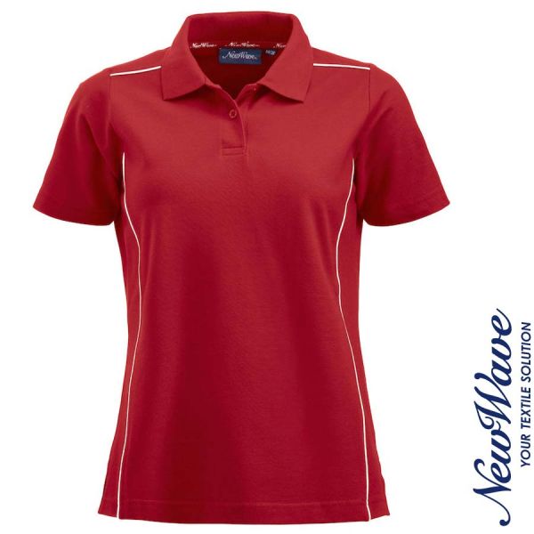Damen Poloshirt, NEW WAVE - CLIQUE, ALPENA, SALE !, 010421