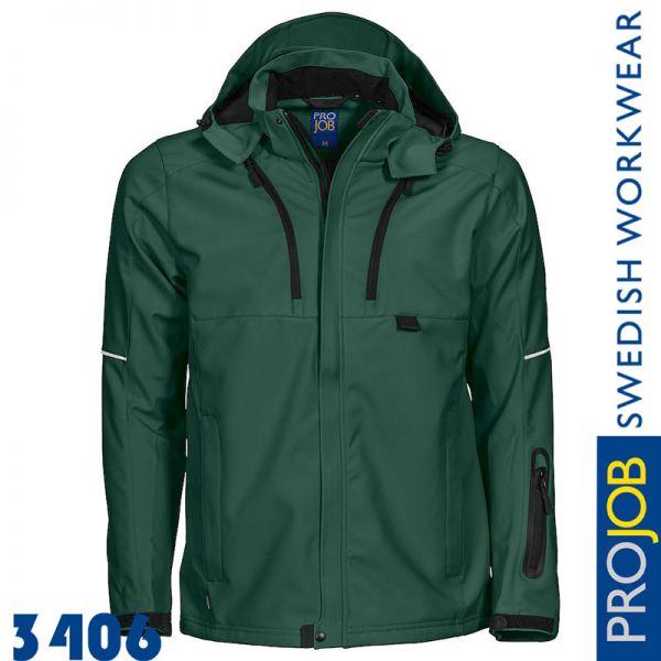 3-Lagige Softshell Jacke, PRO JOB, 3406