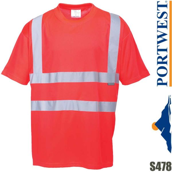 Warnschutz T-Shirt, atmungsaktiv, S478, PORTWEST
