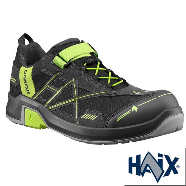 CONNEXIS SAFETY Safety T S1 LOW grey-citrus, HAIX shoes, 630001