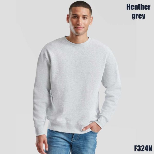 Premium Set in Sweatshirt, Fruit of the Loom - F324N