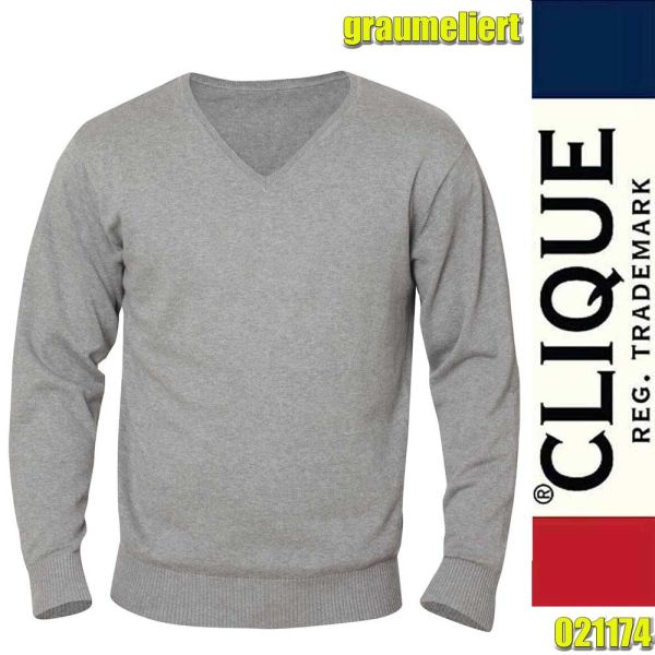 Aston Strickpullover V-Ausschnitt, Clique - 021174
