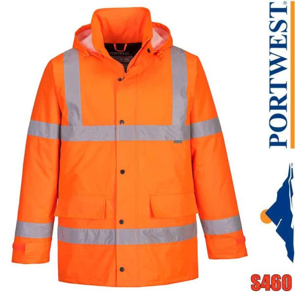 Warnschutz Winter Verkehrsjacke, S460, PORTWEST