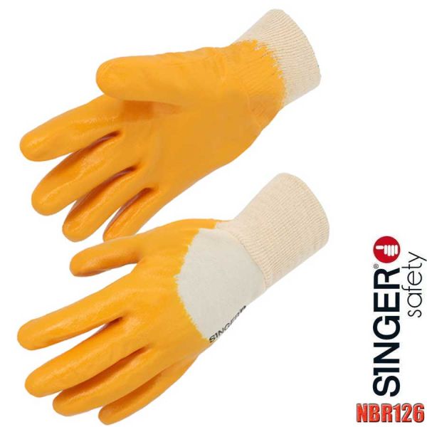 NITRIL-Handschuhe 3/4 beschichtet, NBR126
