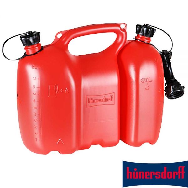 Doppelkanister rot 3 & 6 Liter - Hünersdorff 
