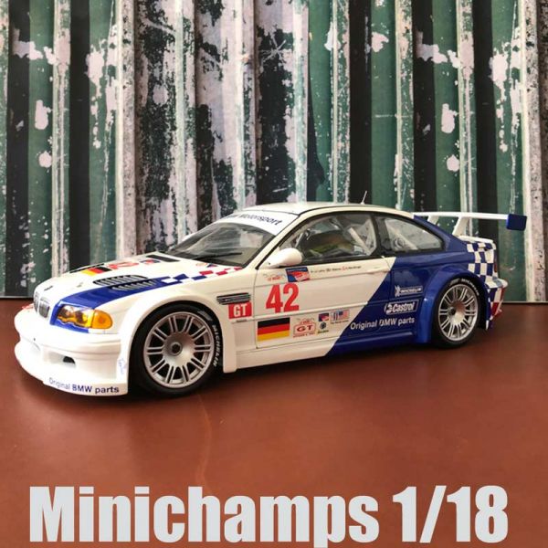 BMW M3 GTR ALMS - 2001 - MINICHAMPS 1/18 - HWS1012