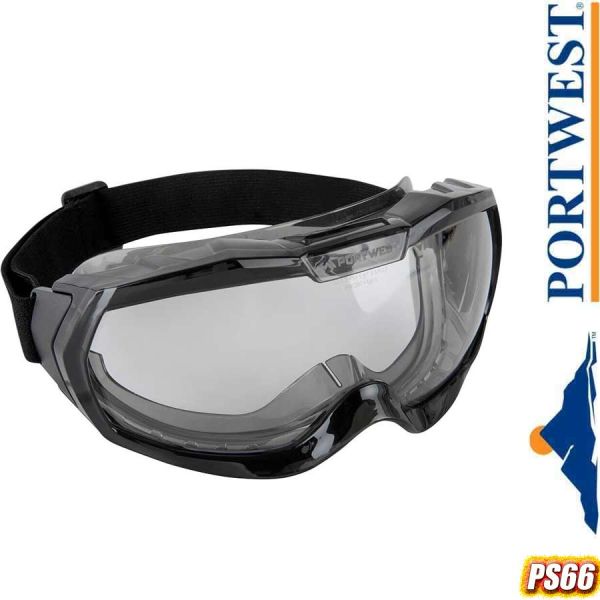 Vollsicht - Schutzbrille, klarglas, PS66, PORTWEST