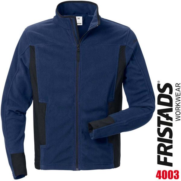 Fleecejacke 4003 MFL - FRISTADS - 120966-marine-schwarz