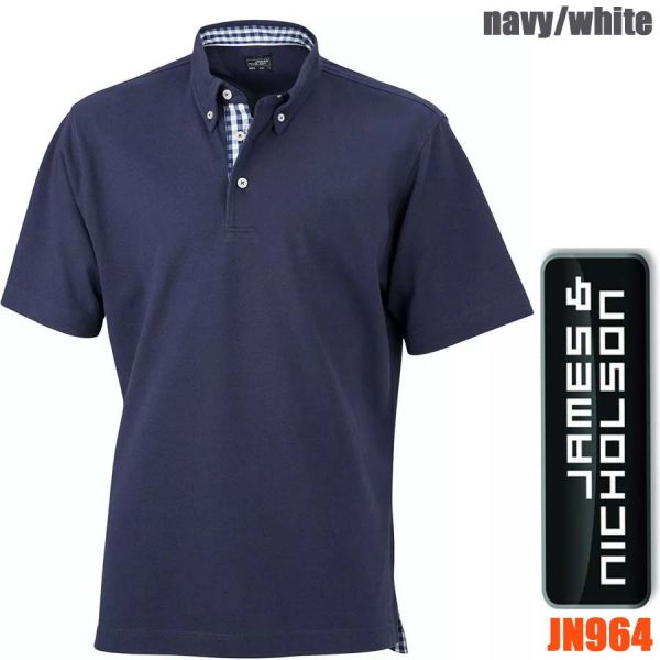 Men's Plain Polo, JAMES & NICHOLSON - JN964