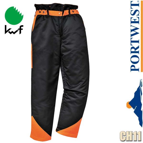 Schnittschutz Bundhose, Oak, Klasse1, CH11, PORTWEST