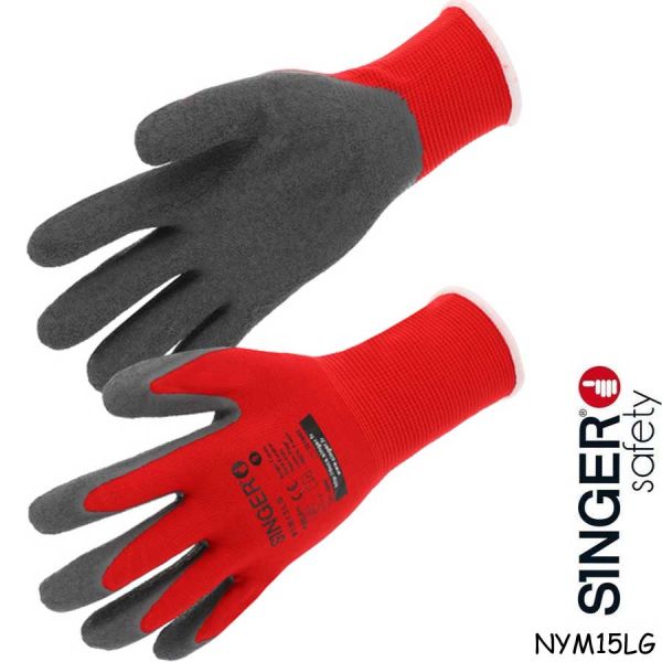 Latex Beschichtete Handschuhe, NYM15LG