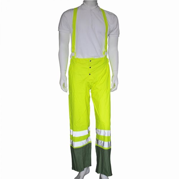 Regenhosen - PU - Hi-Vis - Leuchtgelb/Grün- 18222