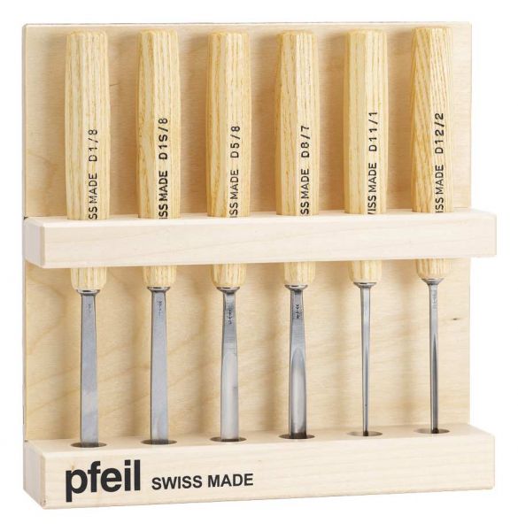 D 6er - Bastlermeissel Set, PFEIL Tools