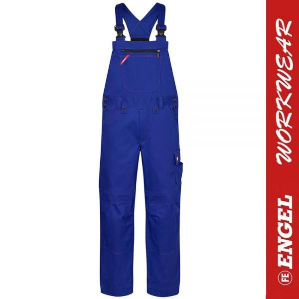 COMBAT Latzhose 100% Baumwolle - 3760-575 - ENGEL Workwear-azurblau